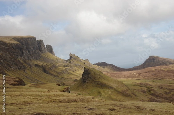 Obraz mountain landscape with clouds
