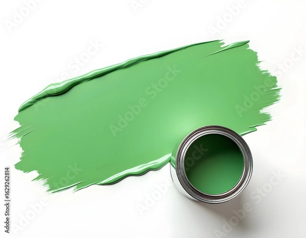 Fototapeta Green paint 