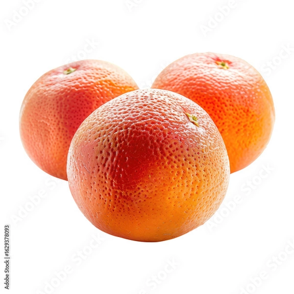 Fototapeta two oranges on a white background