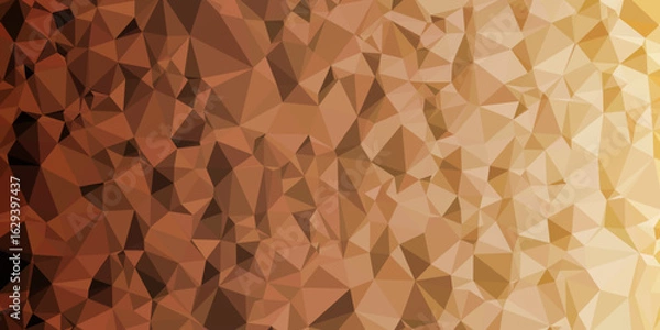 Obraz abstract background consisting of triangles, polygon gradient background illustration.