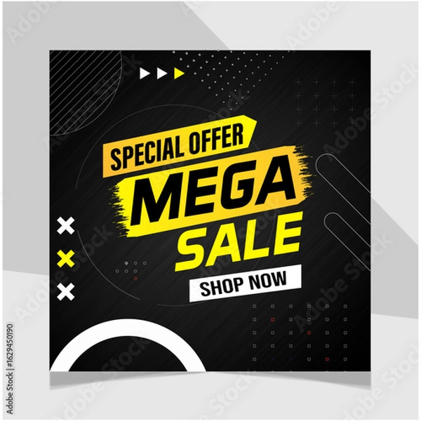 Obraz Mega Sale Offer Poster