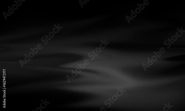 Obraz Black Flowing Abstract Background – Soft Smoke Wave Texture