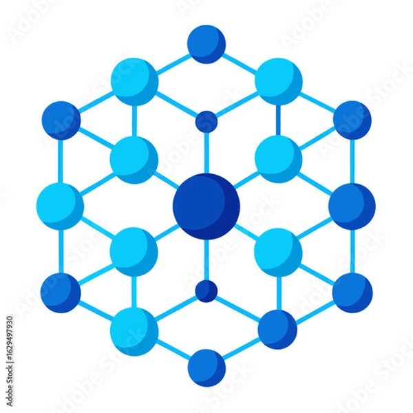 Obraz Molecule Structure Diagram