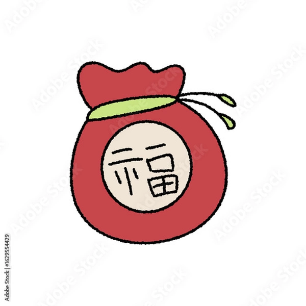 Obraz 새해에 인사하며 주고 받는 복주머니