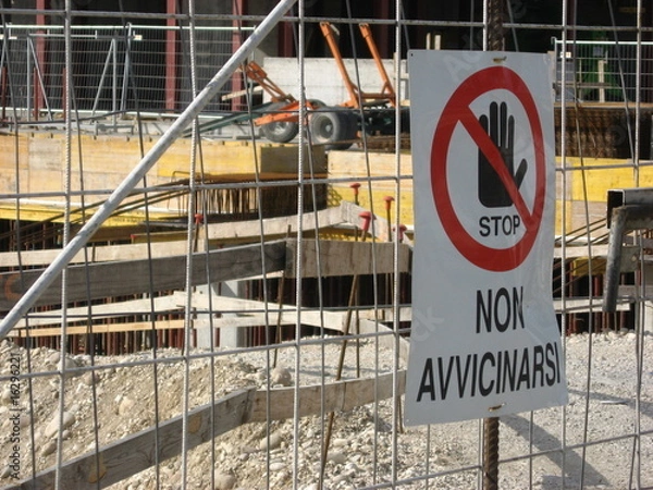 Obraz Cantiere e sicurezza