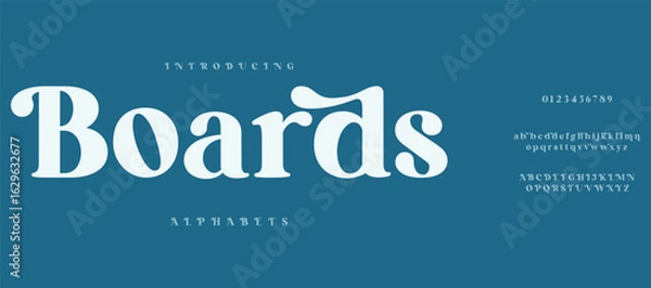 Obraz Boards  project font, technical draw style alphabet. Geometrical typography. Wireframe letters, typographic design with draft strokes for architecture logo and headline. Isolated vector typeset