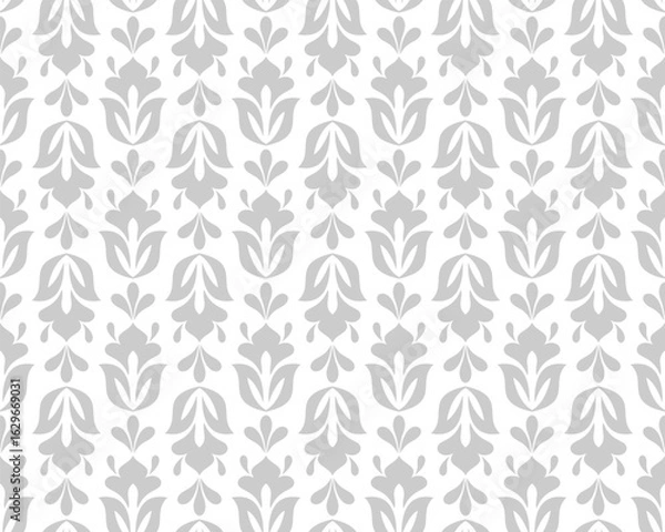 Obraz Floral pattern. Wallpaper baroque, damask. Seamless vector background.