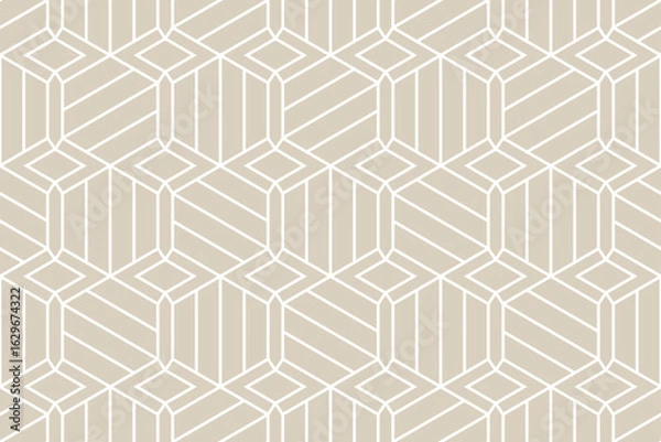 Obraz Abstract geometric seamless pattern. Graphic modern vector background. 