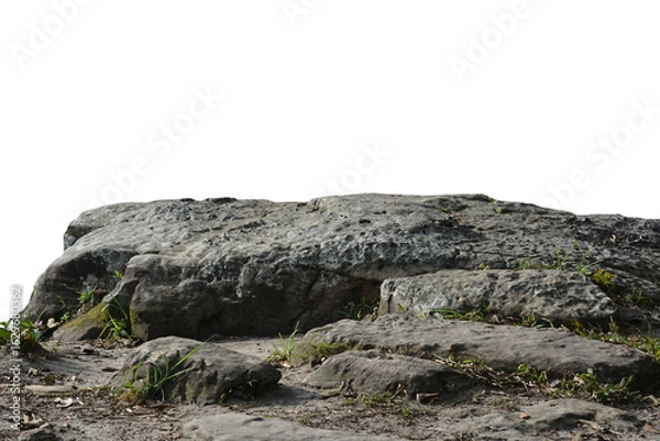 Obraz Rock isolated transparency background.