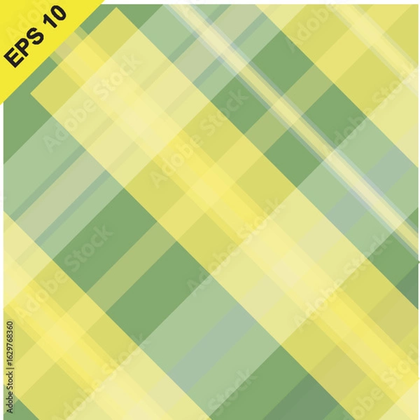 Fototapeta Classic plaid pattern design with traditional color palette and helvetica font accents