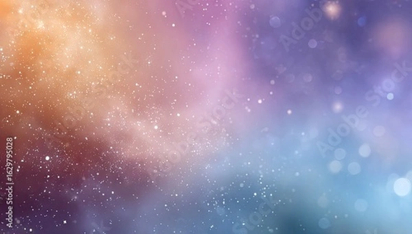 Fototapeta Abstract cosmic nebulae with diffused light