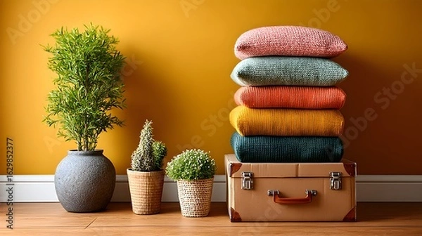 Obraz the wall is orange