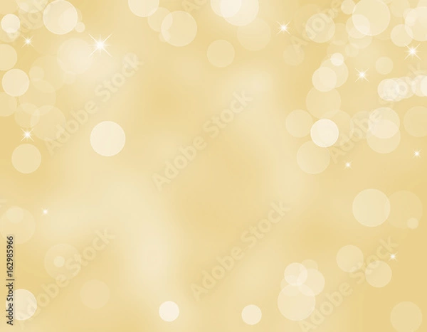 Fototapeta gold bokeh background for christmas and greeting card