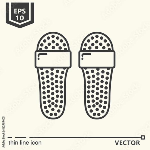 Fototapeta One icon - Massage tool series