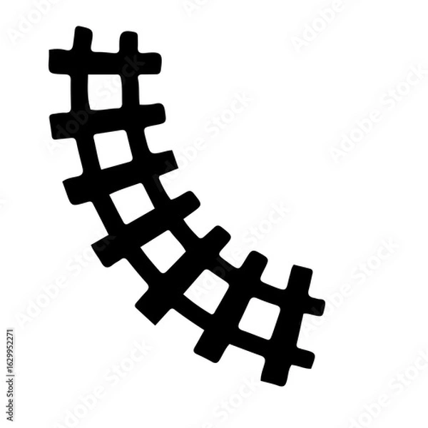 Obraz Flat Railway Track