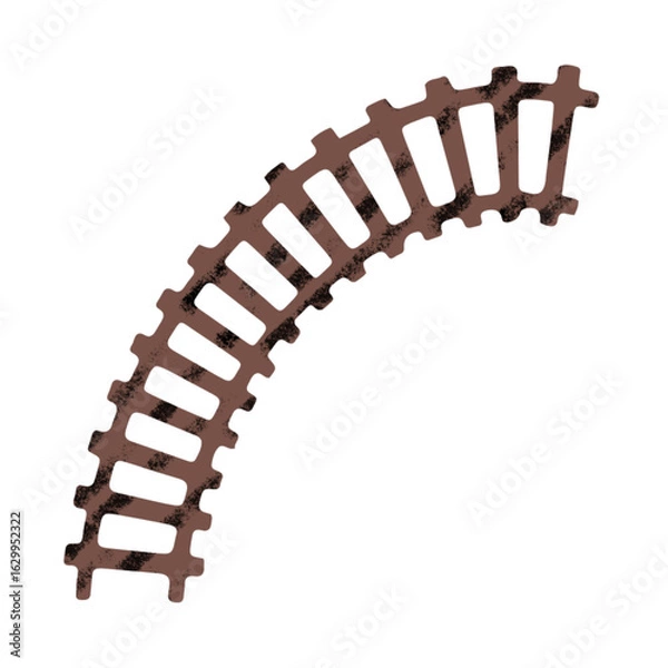 Obraz Flat Railway Track