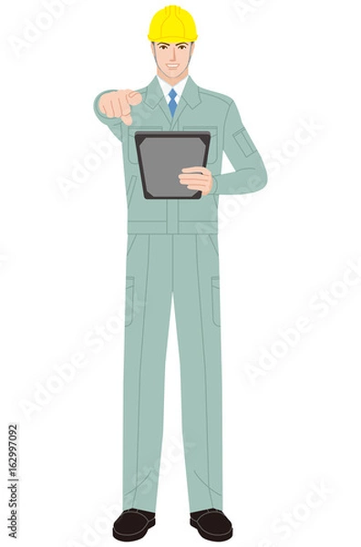 Fototapeta 作業員　現場監督　設計士