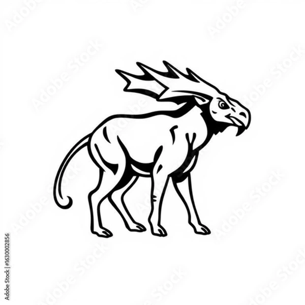 Obraz Archaeotherium Animal Icon