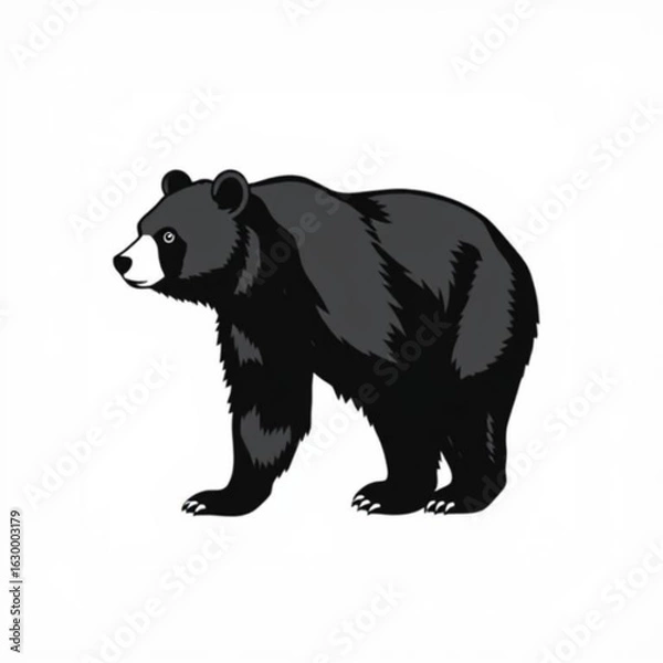 Fototapeta Asian Black Bear Icon