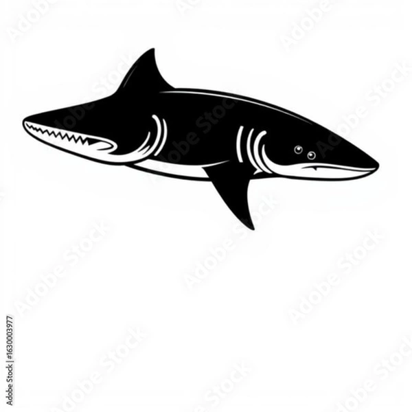 Fototapeta Atlantic Sturgeon Icon