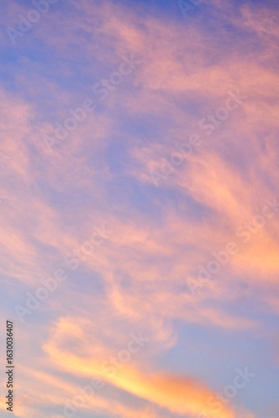 Obraz マジックアワーの空模様