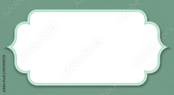 Fototapeta Creative Graphic Design, Blank Template, Digital Space, Illustration, Minimalist, Front View, Customizable Visuals