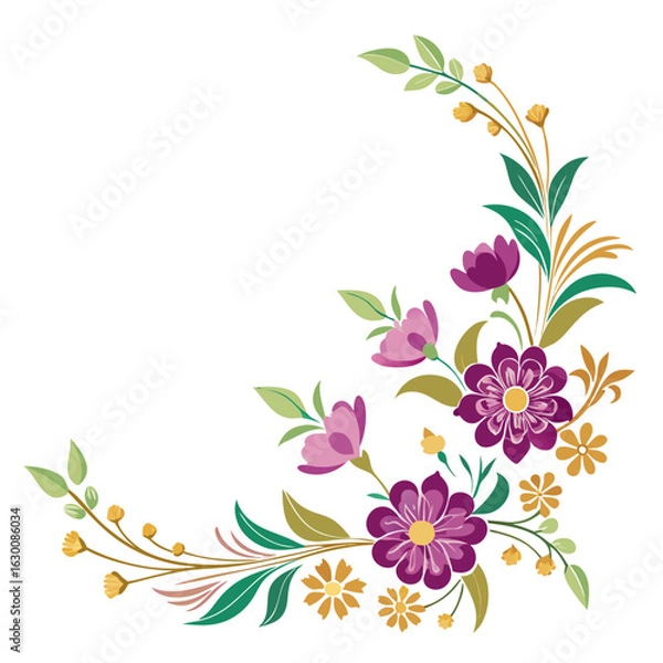 Fototapeta vector floral background