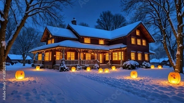 Obraz house in the woods