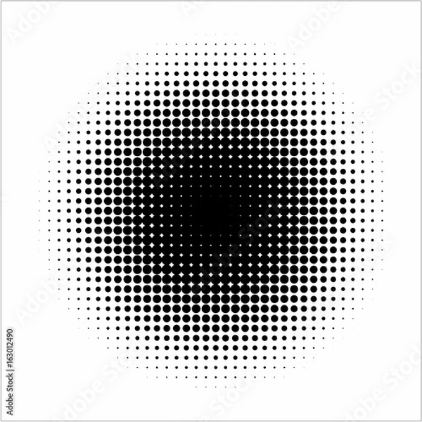 Fototapeta Halftone pattern background texture, round spot shapes, vintage or retro graphic, usable as decorative element.