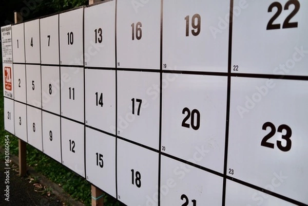 Fototapeta 選挙ポスター板