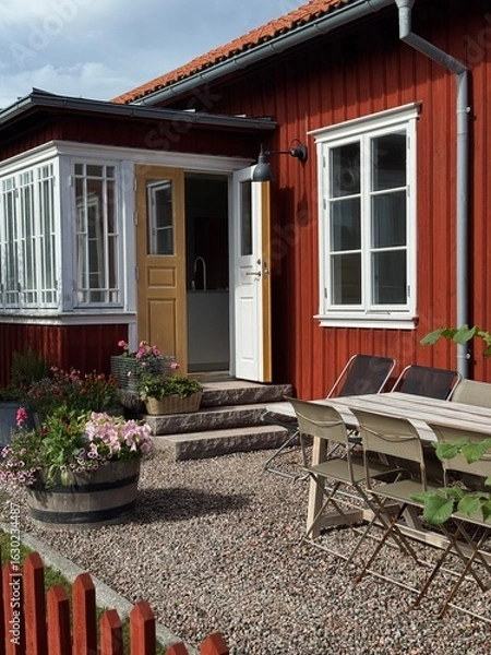 Obraz old house with a window