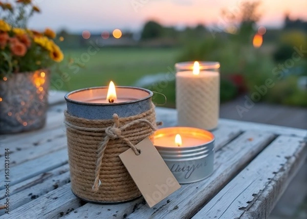 Obraz candles on the table