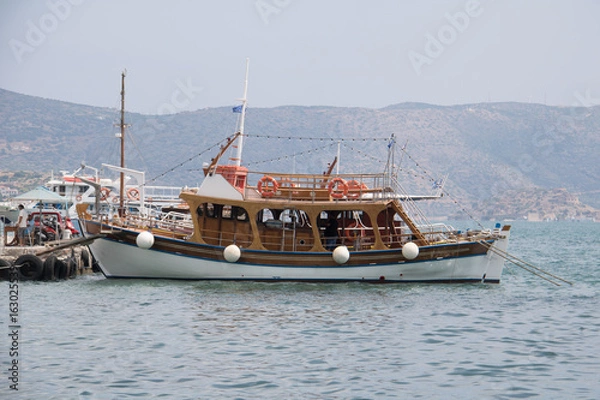 Obraz Bateau en Crète