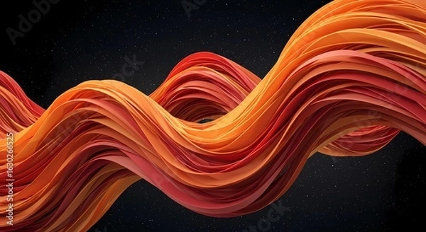 Fototapeta Celestial Ribbon Flow