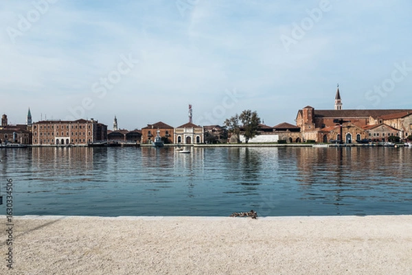 Fototapeta Venice Arsenal or Arsenale di Venezia. a complex of former shipyards and armories clustered together in the city of Venice