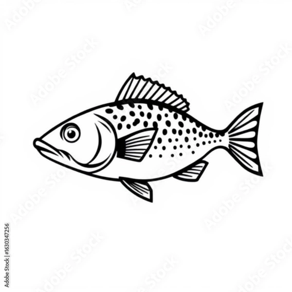 Obraz Pollock Fish Icon