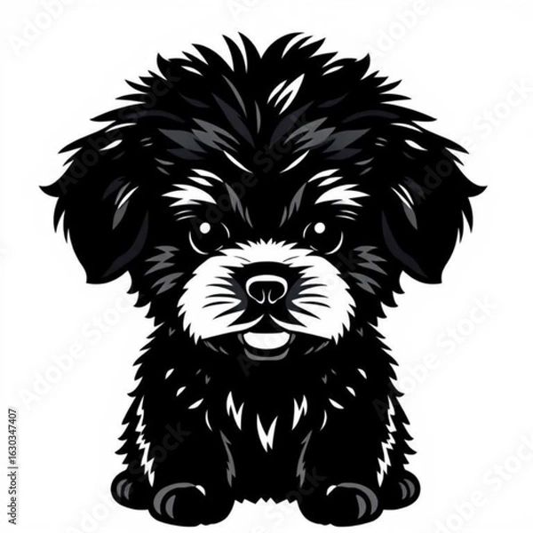 Obraz Pomapoo Animal Black Icon
