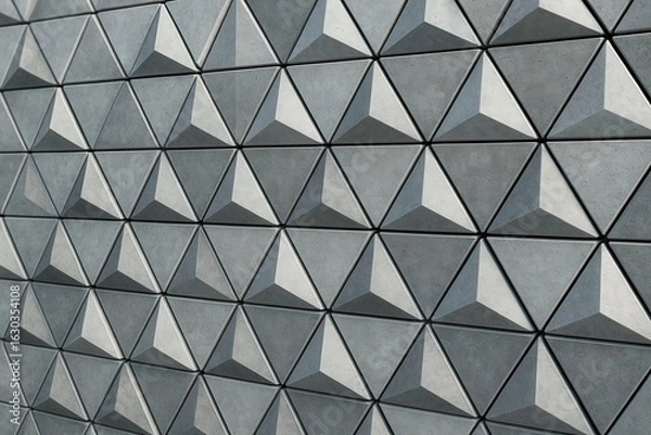 Fototapeta A Study in Concrete Triangles