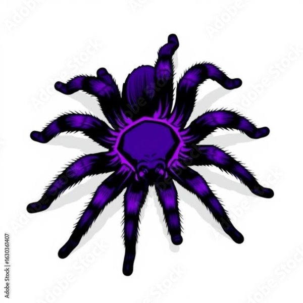Obraz Purple Tarantula Animal Icon