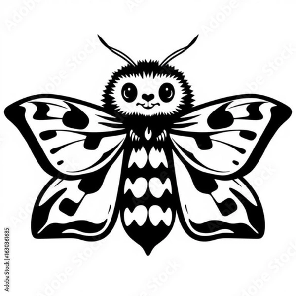 Obraz Puss Moth Animal Icon
