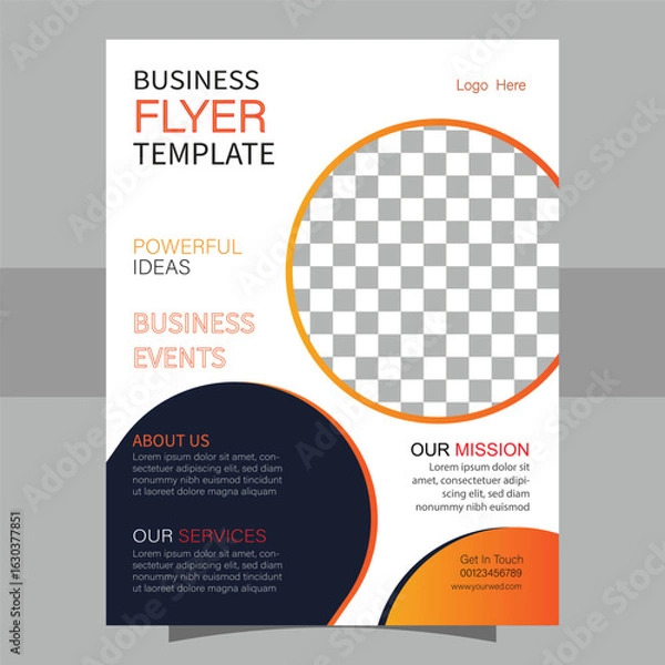 Obraz Creative Business Flyer Template Design