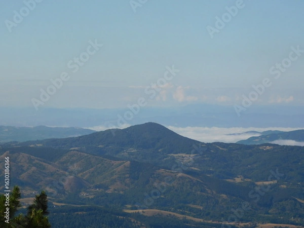 Obraz Mountains and hills view 1