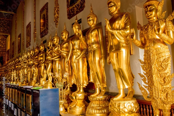 Fototapeta Ban Den temple is a Thai temple which is located in the northern part of Thailand It is one of the most beautiful and famous Thai temples in Chiang Mai