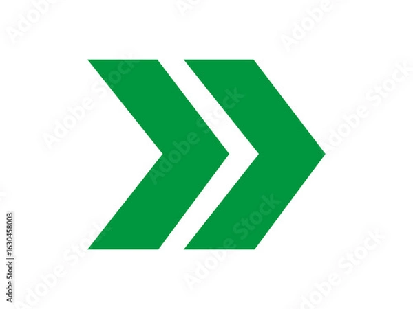Fototapeta right double arrow icon