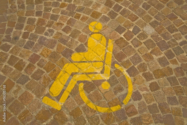 Obraz Parking for handicapped