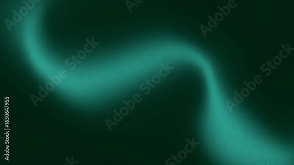 Obraz Teal Green Gradient with Soft Noise Texture and Wave Motion