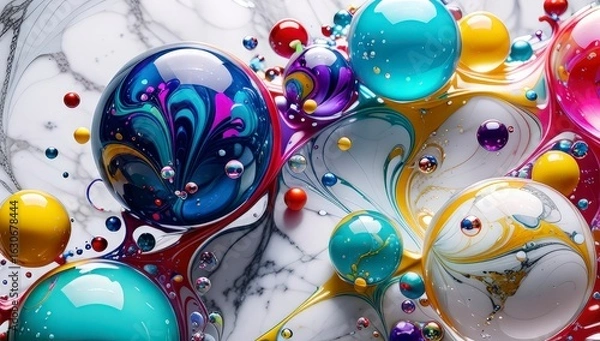 Fototapeta Modern Abstract Art Backdrop