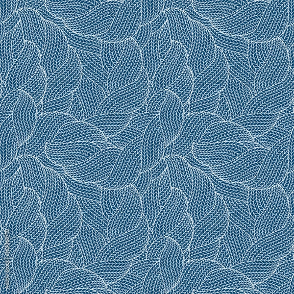 Obraz Knitted Doodle Seamless Colorful Ornamental  Pattern