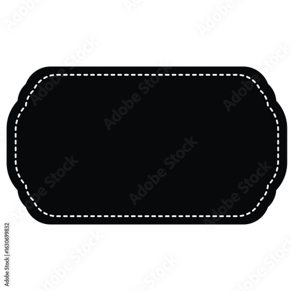 Fototapeta Ornate Floral Label Frame – Editable Vector Template, 
An elegant floral-style label frame with soft pastel design. Perfect for invitation cards, wedding stationery, product packaging, and decorative 