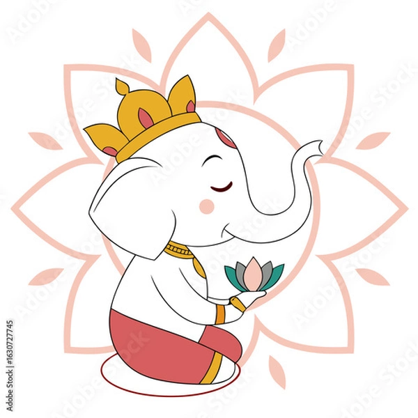 Obraz Ganesh Chaturthi, also known as Vinayaka Chaturthi or Vinayaka Chavithi or Vinayagar Chaturthi, is a Hindu festival celebrating the birthday of Hindu deity Ganesh. The festival is marked with the inst